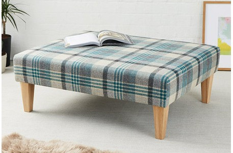 Footstools Finished In Any Material That You Desire