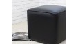 Cube Footstool with Piping