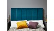 Archie Double Short : Short Vertical Padded Headboard