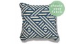 Patterned Cushions : Square Piped Cushion