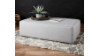 Rectangular Piped Coffee Table Stool