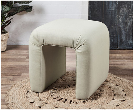 Aspen Cube : Curved Freestanding Cube Stool