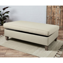 Kensington Piped : Piped Storage Ottoman