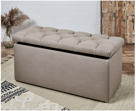 Bellagio Deep Buttoned : Deep Buttoned Storage Bench
