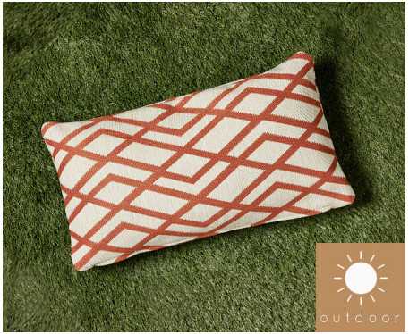 Outdoor Rectangular Plain Cushion : Plain Edge Cushion