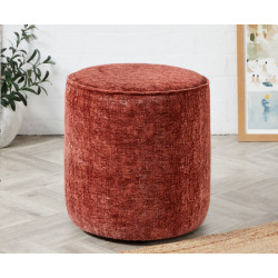 Camden Tall Piped : Drum Stool with Piping