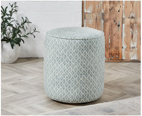 Camden Tall Piped : Tall Drum Stool with Piping