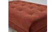 Finchley Shallow Buttoned : Large Coffee Table Stool