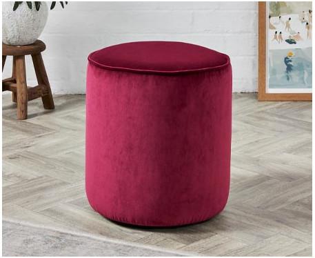 SALE Camden Tall Piped : Drum Stool with Piping
