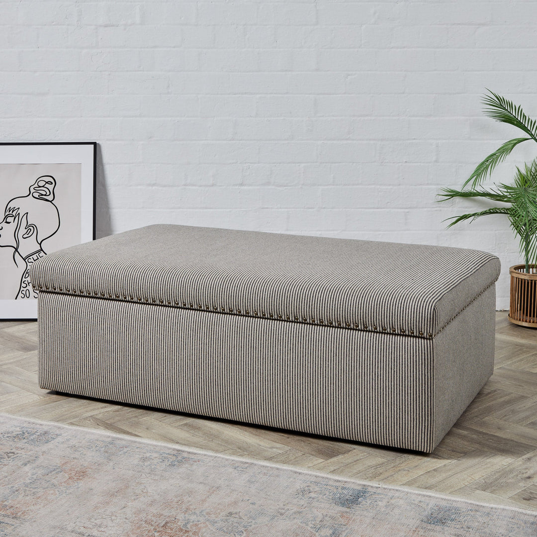 A Footstool With Storage That Quietly Keeps Your House Organised