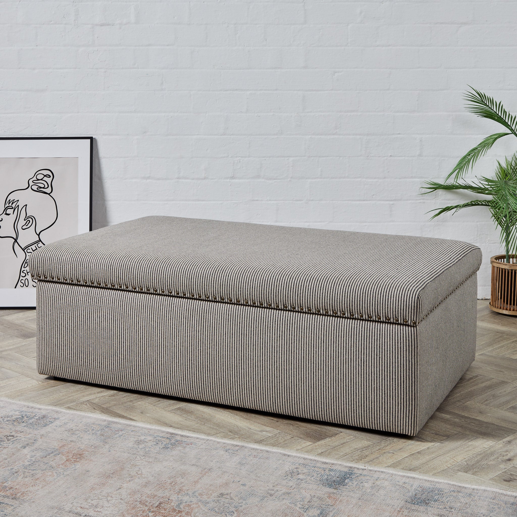 A Footstool With Storage That Quietly Keeps Your House Organised
