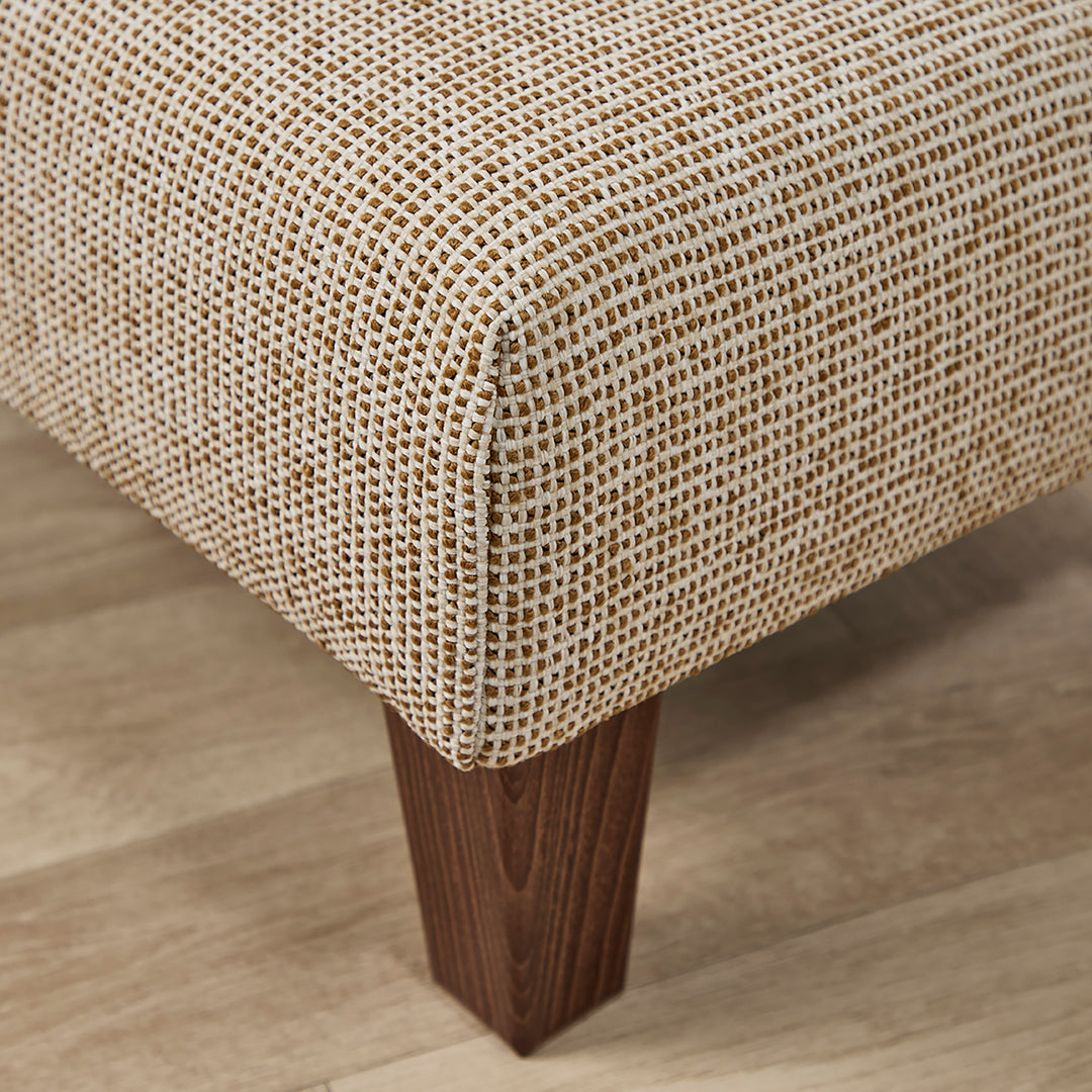 Richmond Small Footstool (Manuel Canovas Menorca Camel) 61 x 41cm