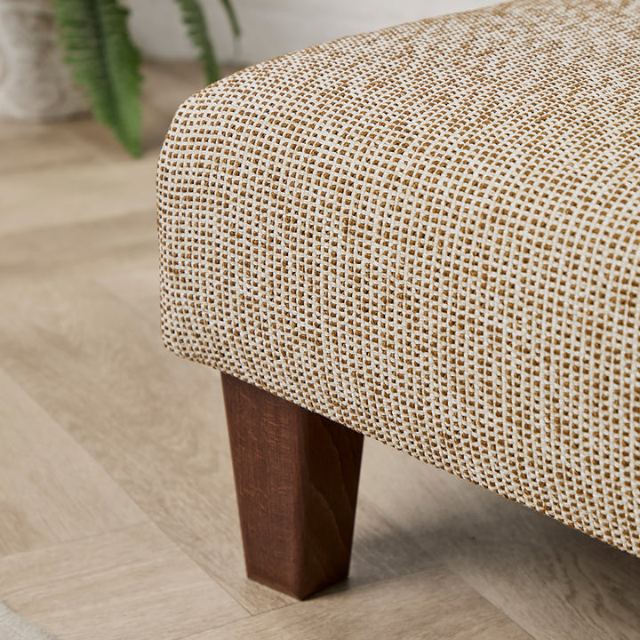 Richmond Small Footstool (Manuel Canovas Menorca Camel) 61 x 41cm