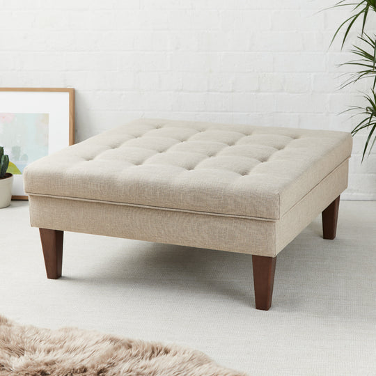 Buttoned Footstools | Handmade in UK | Free Delivery | Footstools & More