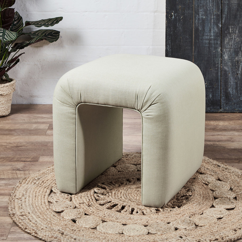 Interlocking Stool Cube Aspen Cube : Curved Freestanding Cube Stool – Footstools & More