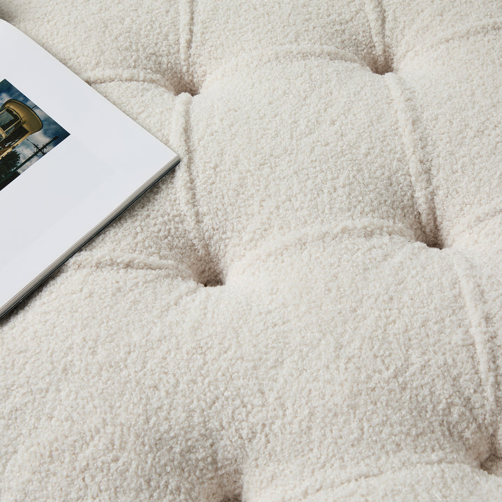 Brixton Buttoned : Deep Buttoned Circular Ottoman