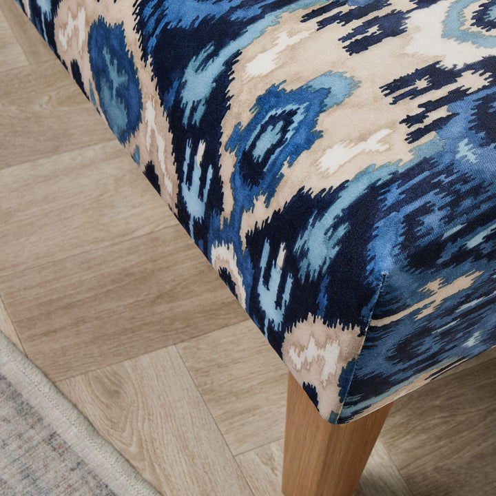 Heritage Coffee Table Stool (Bukhara Indigo) 92 x 61cm