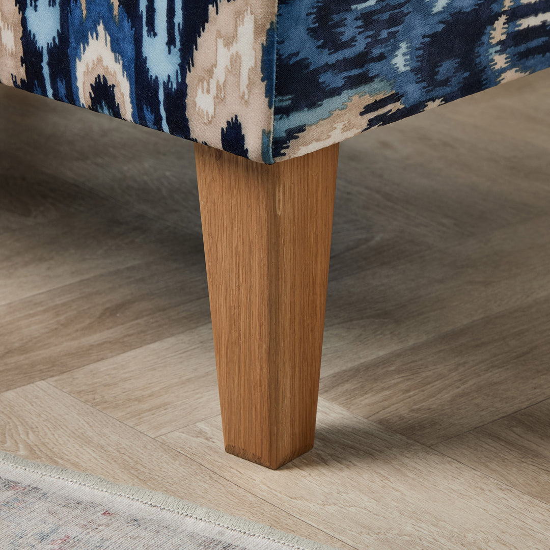 Heritage Coffee Table Stool (Bukhara Indigo) 92 x 61cm