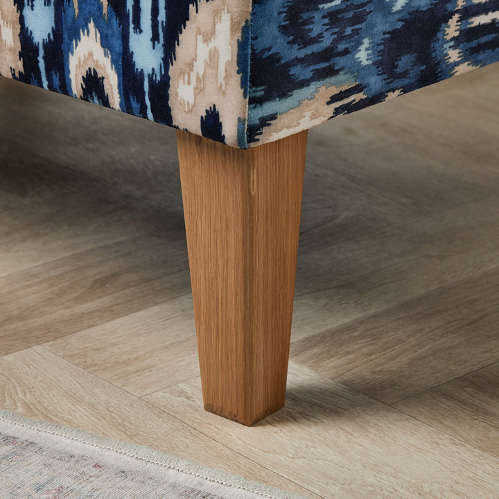 Heritage Coffee Table Stool (Bukhara Indigo) 92 x 61cm