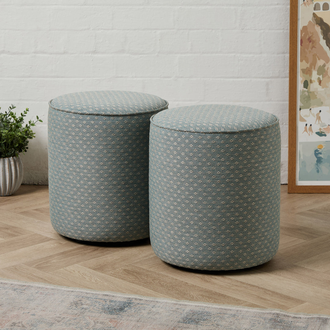 Camden Tall Piped (Dobbie Teal) 38cm Diam