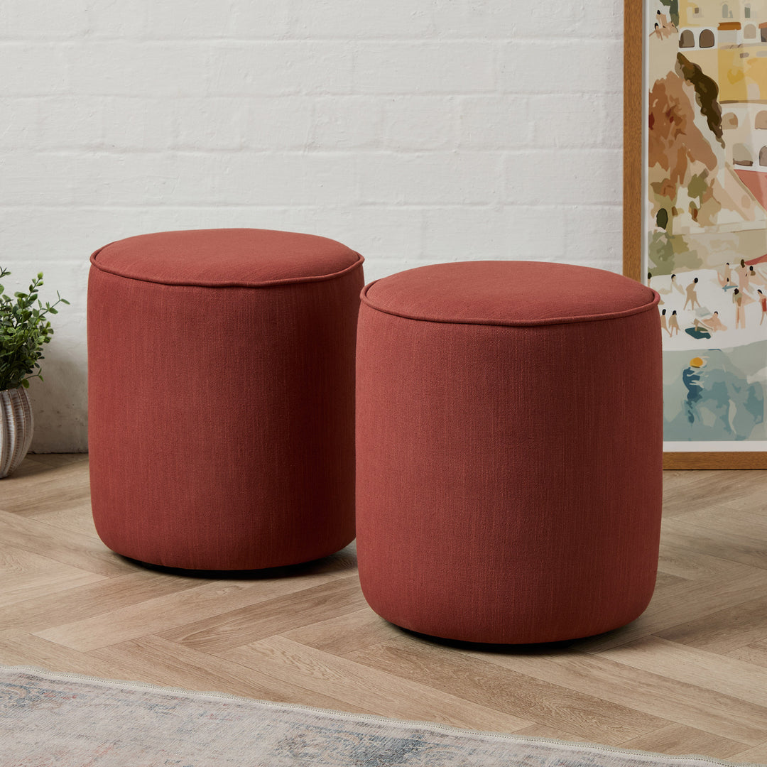 Camden Tall Piped (Linwood Pronto Terracotta) 38cm Diam