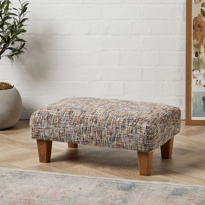Richmond Small Footstool (Olbia Mystic) 61 x 41cm