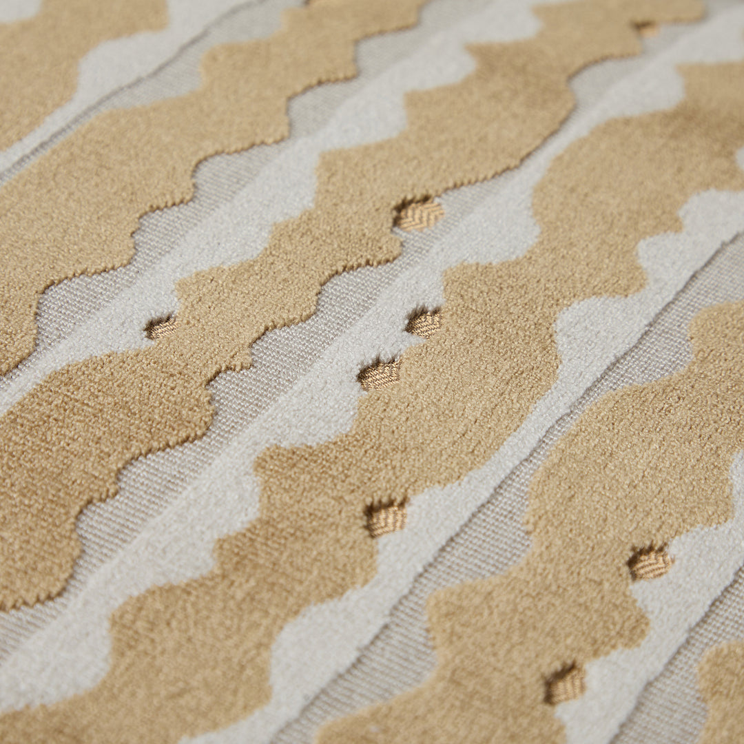 Edward Small Footstool (Elitis Brera Orso) 61 x 41cm