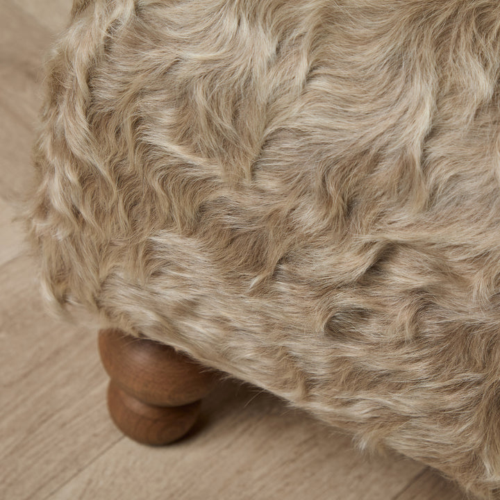 Edward Small Footstool (Cow hide 02) 61 x 41cm