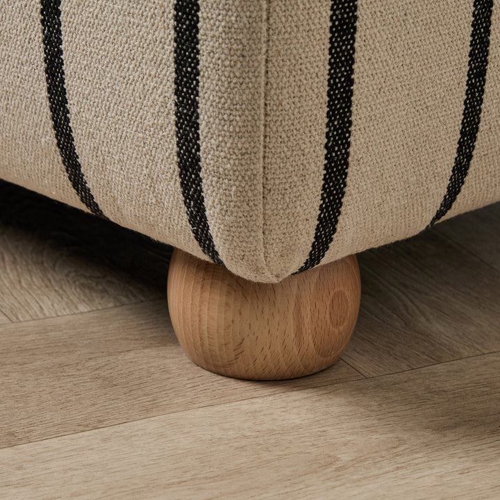 Soho Bench (Hopsack Black) 120 x 46cm