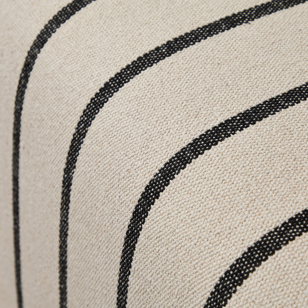 Soho Bench (Hopsack Black) 120 x 46cm