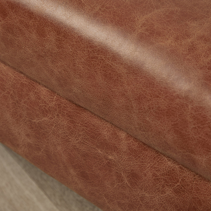 Alberta Shallow Buttoned (Selvaggio Bridle leather) 127 x 76cm