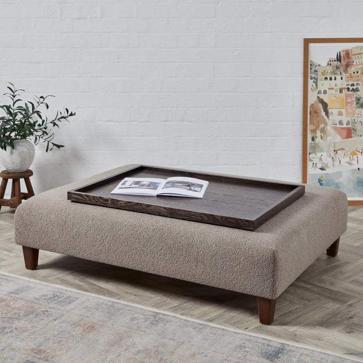 Heritage : Large Rectangular Coffee Table Stool