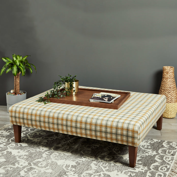 Heritage : Large Rectangular Coffee Table Stool