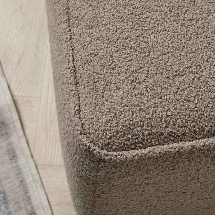 Porto Piped Coffee Table stool (Boho Soft Mink) 102 x 76cm