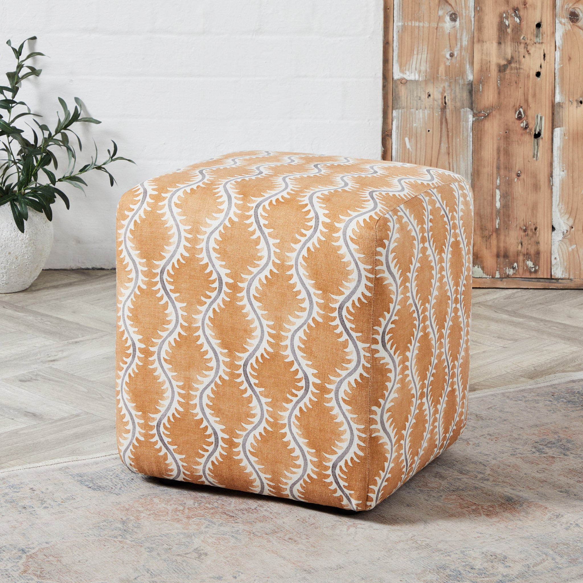 SALE Soho Cube : Wrap Over Cube Footstool