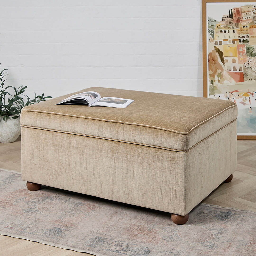 Lexington Storage Ottoman (Kobe Caramel) 102 x 76cm