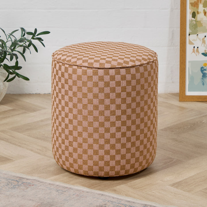 Camden Tall Piped (Damier Plaster Check) 38cm Diam