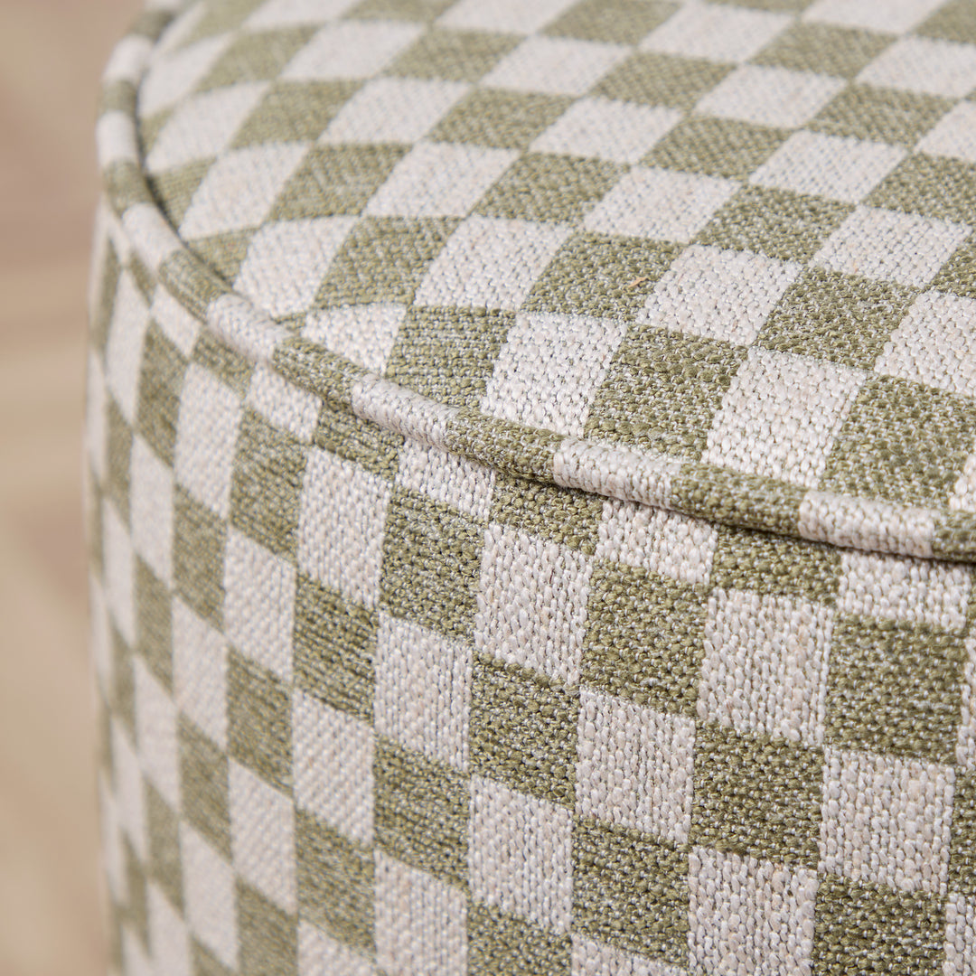 Camden Tall Piped (Damier Sage Check) 38cm Diam