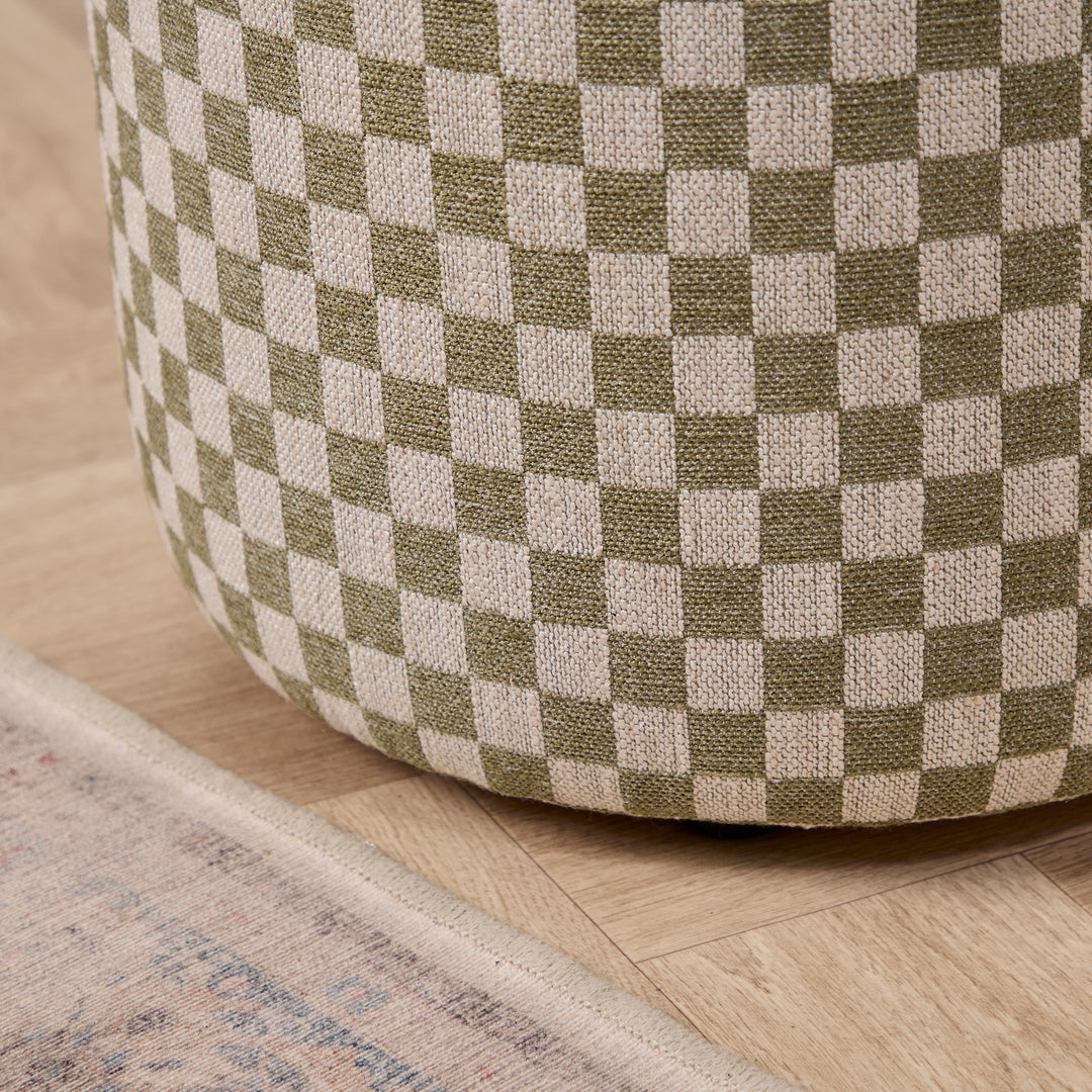 Camden Tall Piped (Damier Sage Check) 38cm Diam