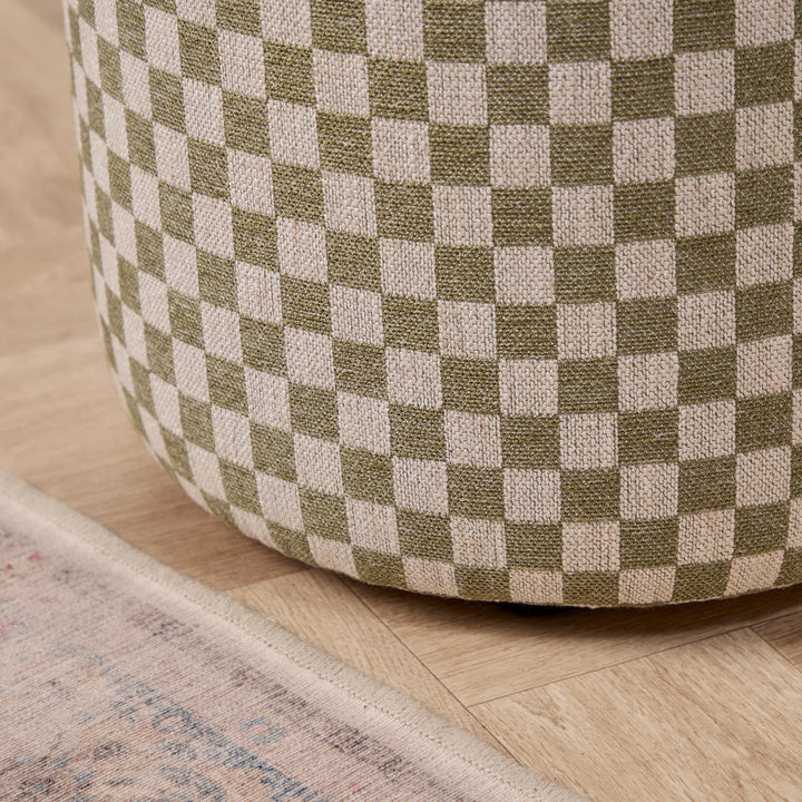 Camden Tall Piped (Damier Sage Check) 38cm Diam