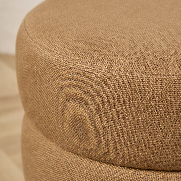 Helsinki Layered Drum (Kirkby Soho Havana Stonewashed linen) 43cm Diam