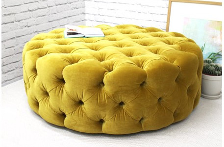 A Pouffe Is The Perfect Footrest For A Small Flat