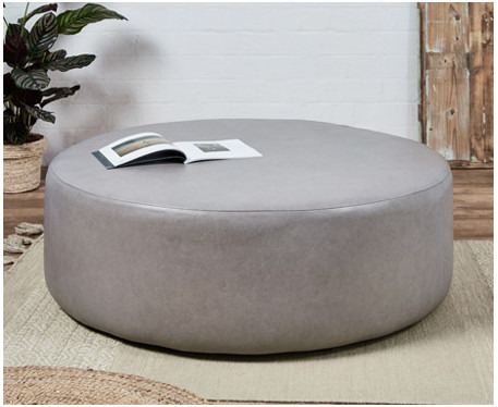 How to Decorate Your Living Room With Coloured Leather Footstools?